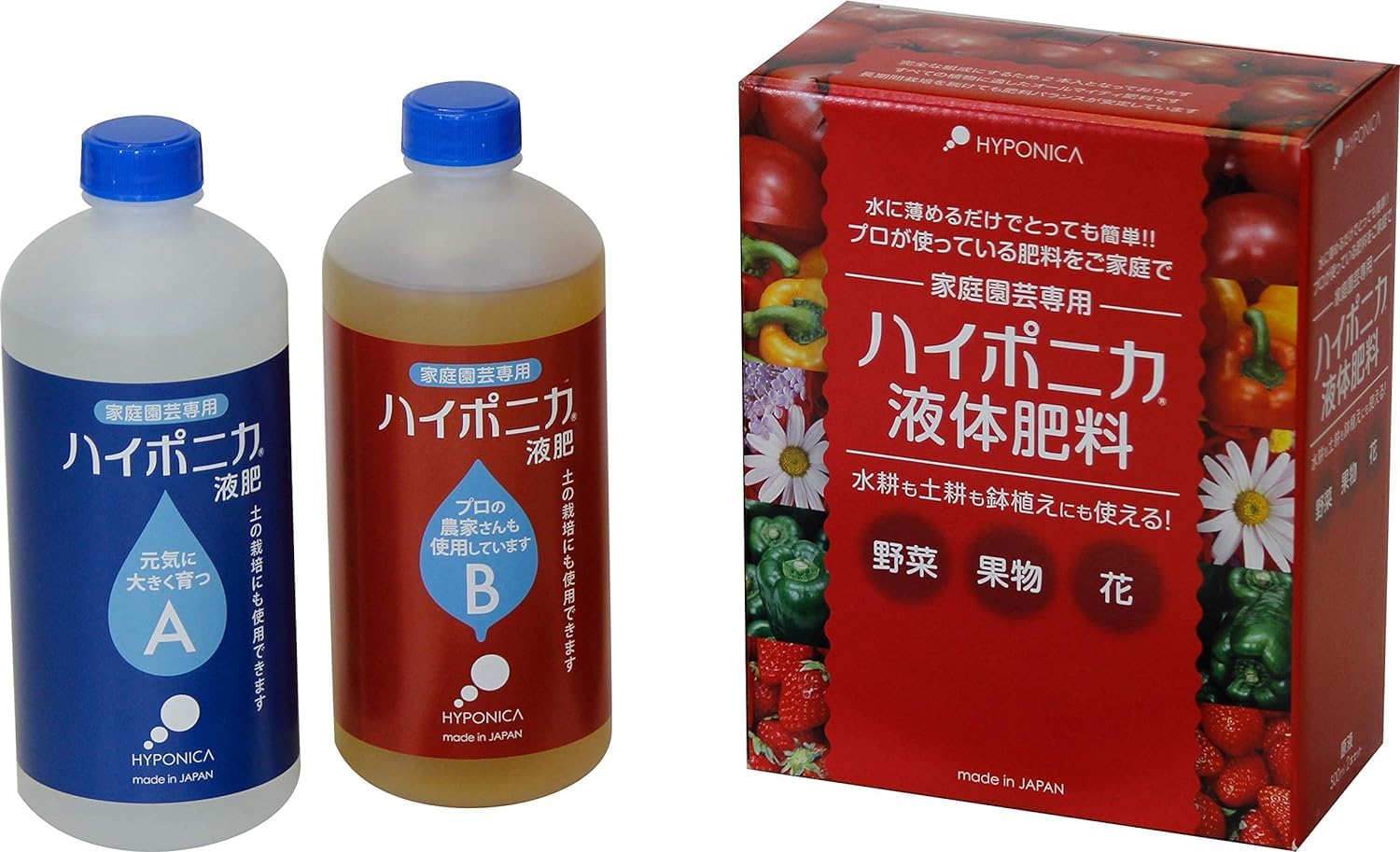 協和 ハイポニカ 液体肥料 500ml A・Bセット